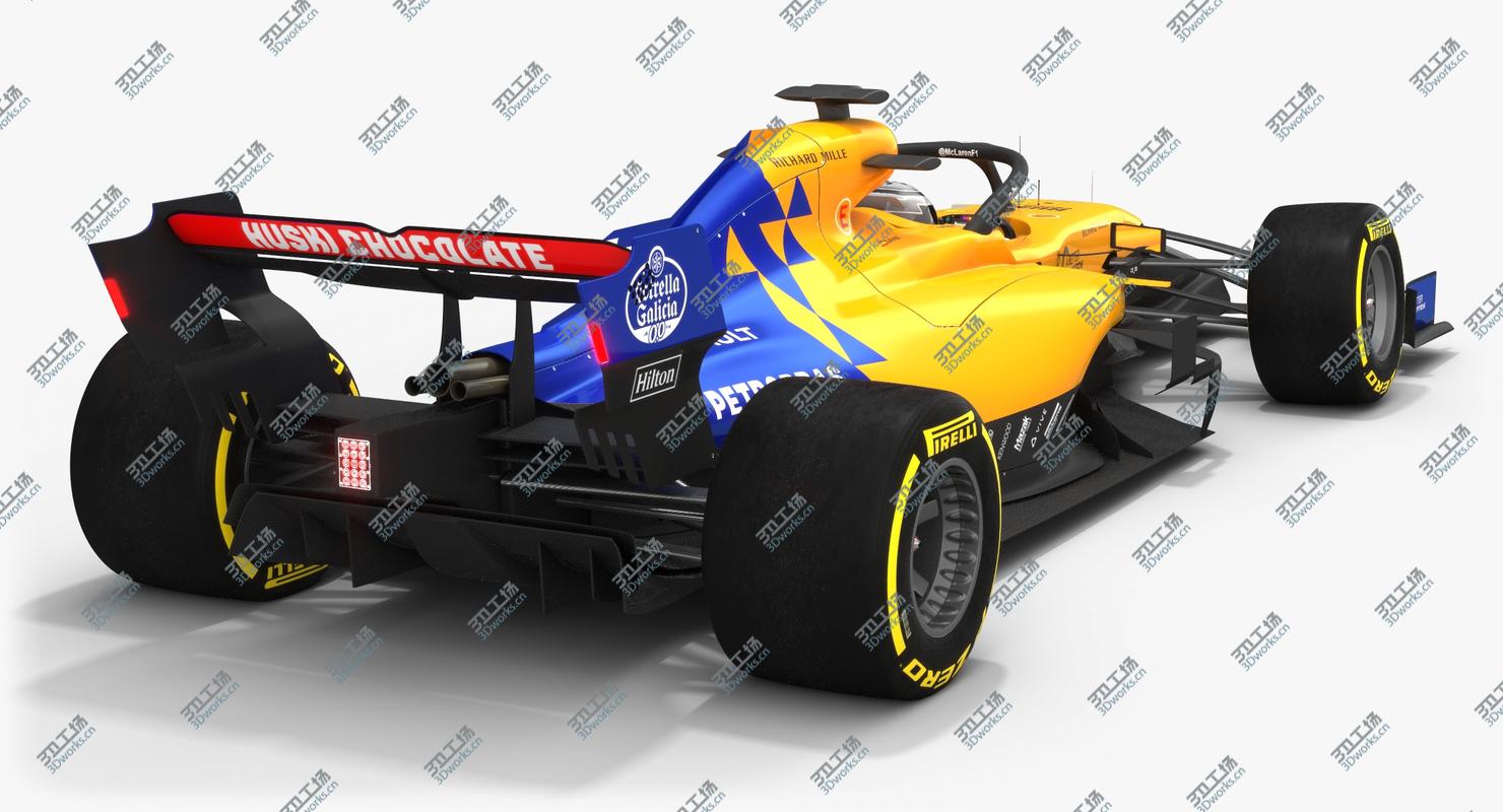 images/goods_img/202104022/McLaren F1 MCL34 Formula 1 Season 2019 3D model/4.jpg